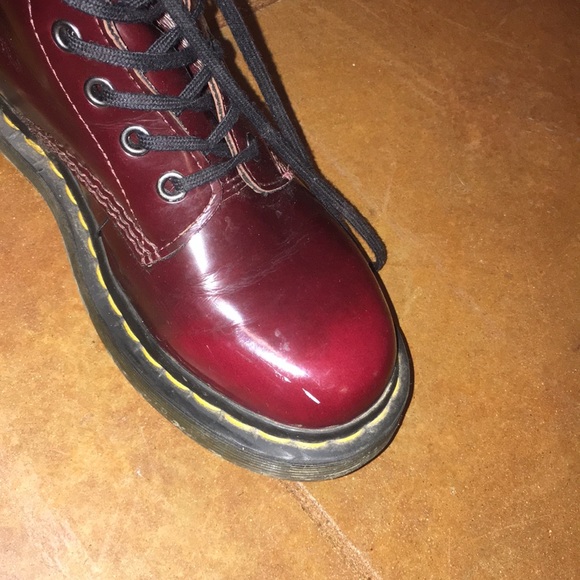 Maroon Dr. Martens - Picture 7 of 8